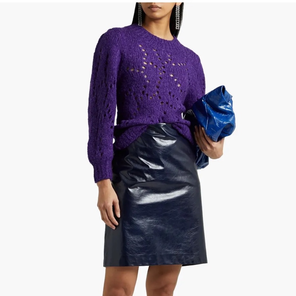 Isabel Marant purple Alpaca Sweater